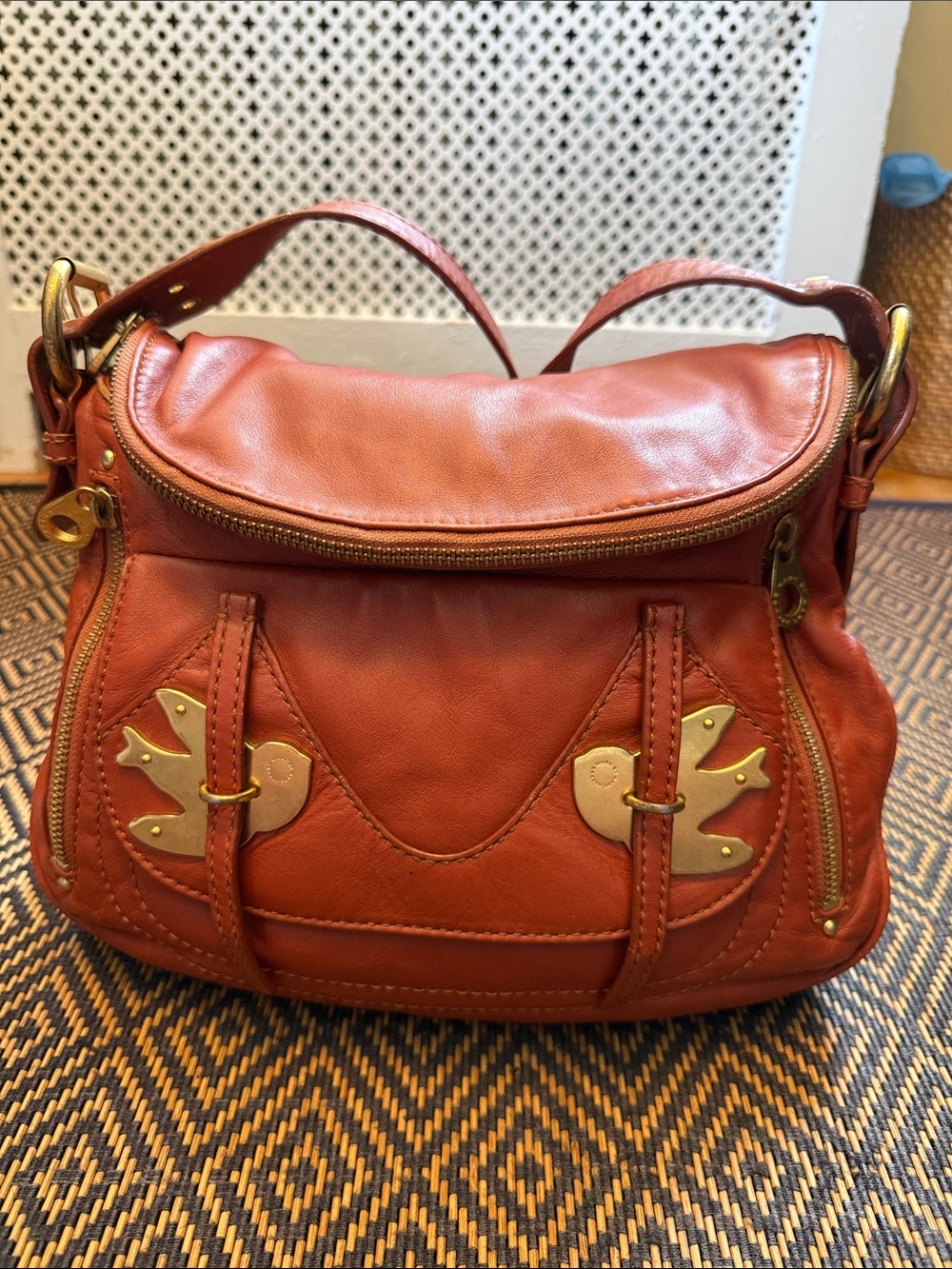 Vintage Y2K Marc by Marc Jacobs Petal to the Metal Natasha/Sasha Spiced Orange